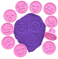 Étampes pour pâte à modeler - Les 10 émotions