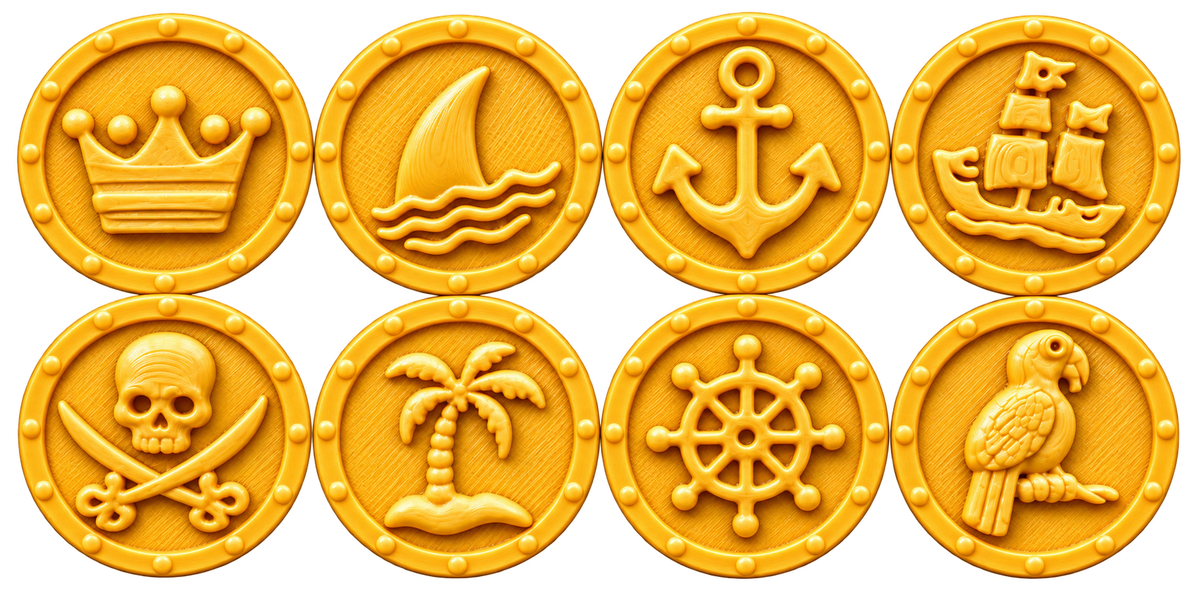 Bac sensoriel - Le trésor des pirates
